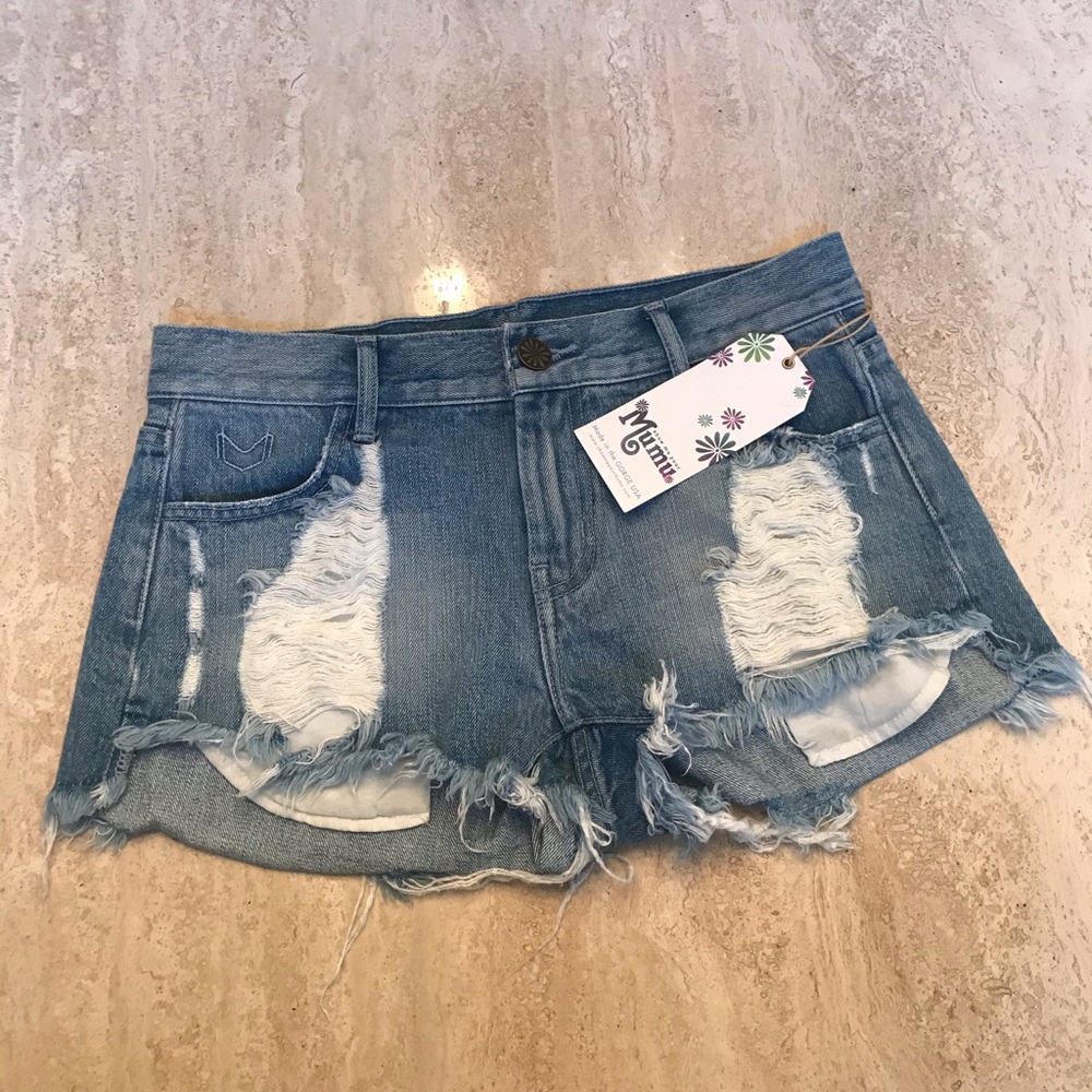 Show me your MuMu jean shorts